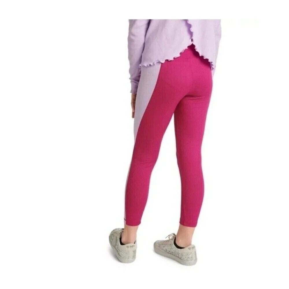 Justice Leggings For Girls Size Medium (10) Color Raspberry Radiance [